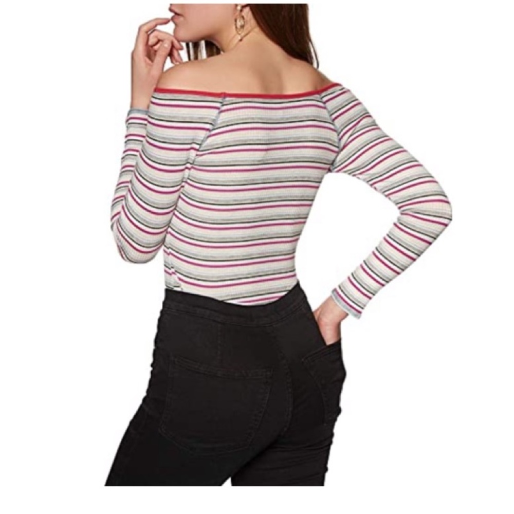 Intimately Free People put a stripe on it bodysuit - Picture 3 of 9